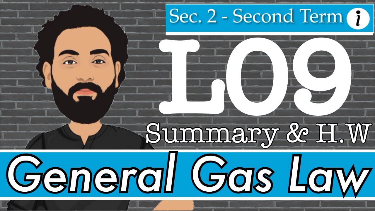 S2-T2-L09 Pressure Law & General Gas Law (Summary & H.W)